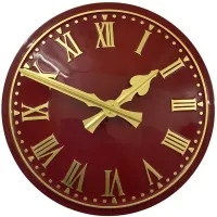Lancaster Outdoor Clock Service red dial